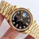 (EWF )Swiss 3255 Rolex Day Date Gold President Watch Black Diamond Dial (4)_th.jpg